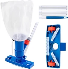 Swimming Pool Spa Suction Vacuum Head Cleaner Cleaning Pond Tool Kit Brushes&Net