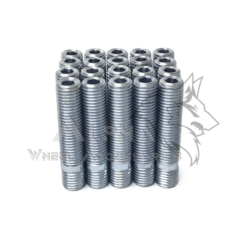 Kit de conversión de pernos de rueda de 20 piezas 12x1,5 para BMW M3 M5 335 135 E46 F10 F30 E36 Foto 3 de 4