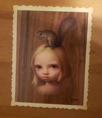 Mark Ryden The Tree Show Rare 5x6.5'' Postcard Art Print ''Squirrel Girl''
