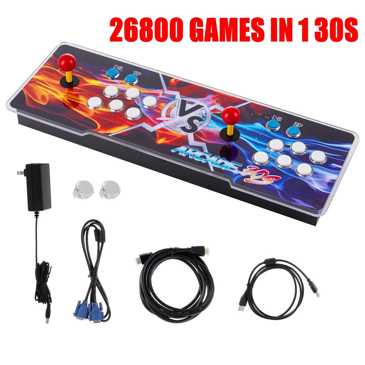 2 Player 3D Video Multi Gaming Double Joystick Button Home Retro Box  Pandora Arcade Game Console - China Control Panel and Arcade Game Control  Panel price