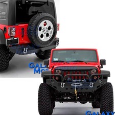 Frontrear Bumperfog Light Holewinch Plate For 07-18 Jeep Jk Wrangler