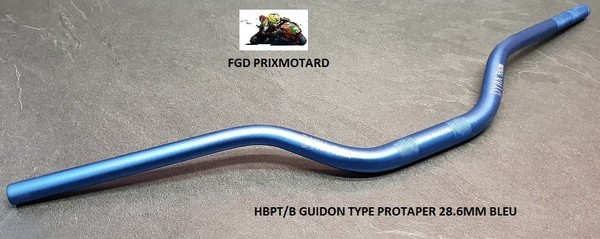 Lenker Motorrad Trail Cross Enduro Street Dyna Racing 28,6Mm Blau-image