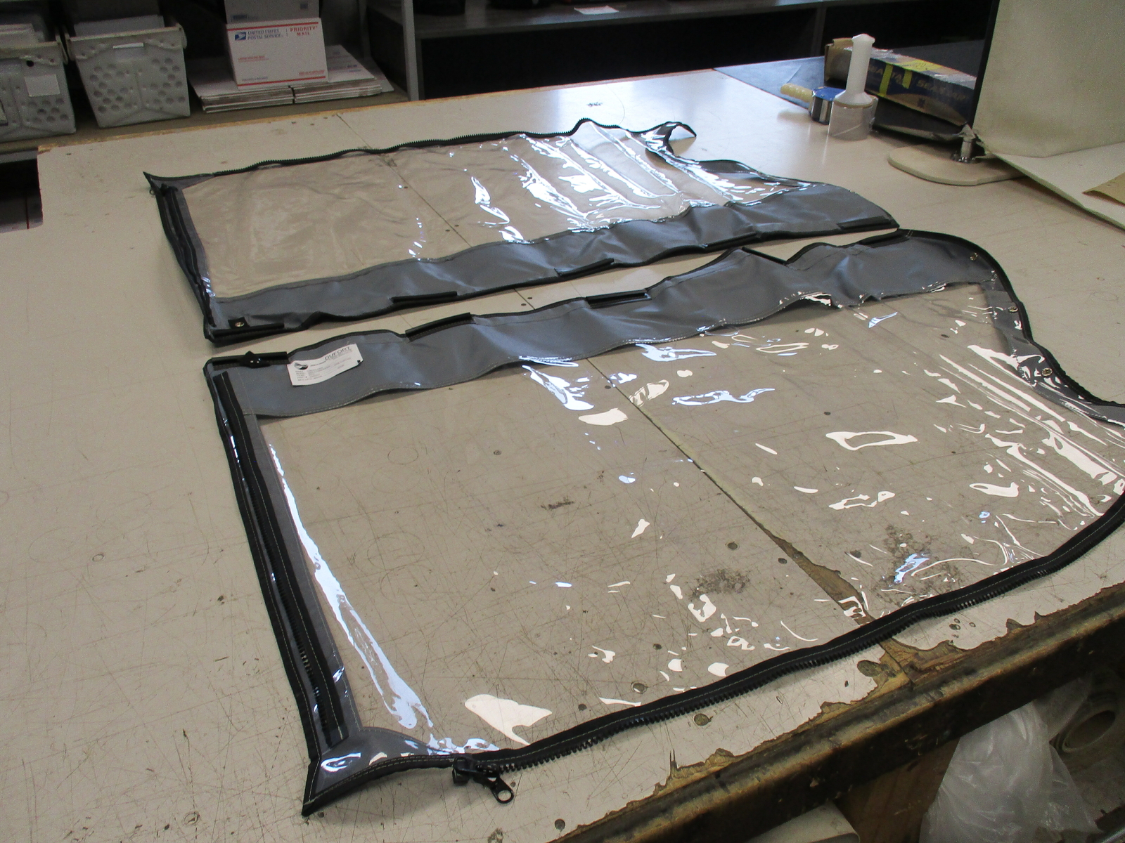 CRESTLINER 1850 COMMANDER (2012) SET OF (2) GREY SIDE CURTAINS 2083314