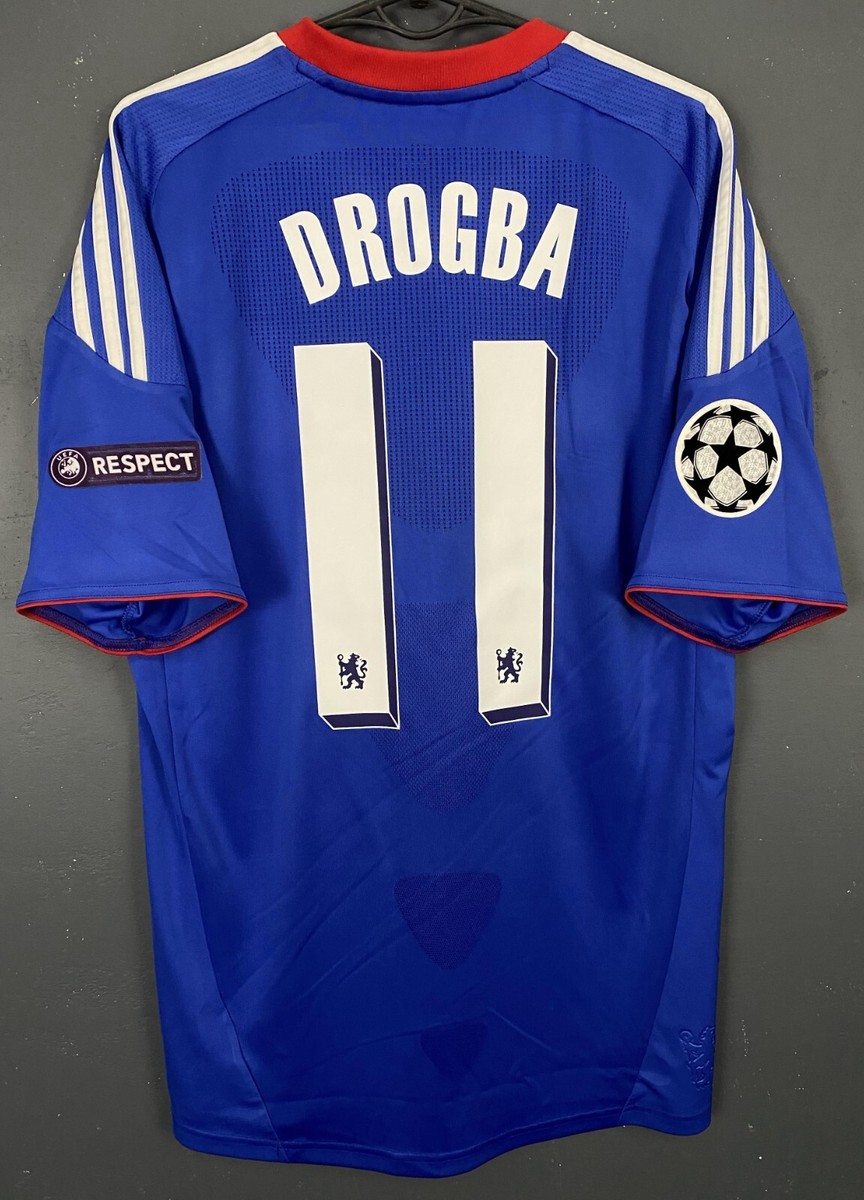 MENS FC CHELSEA 2010/2011 DIDIER DROGBA UEFA SOCCER FOOTBALL