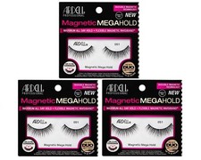 Ardell Professional False Eyelashes Beauty Magnetic Mega Hold 051 3pack Combo
