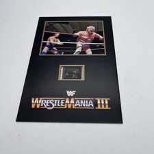 WWE Wrestlemania III Senitype Limited Edition No 67099 WWF