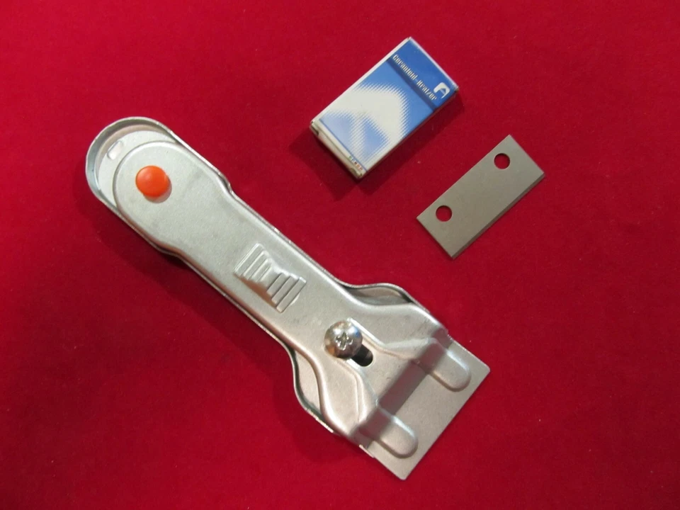 Glasschaber Kochfeldschaber Reinigungsschaber Universalschaber m. 4 Klingen exta