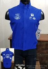 Bellwether Cycling Vest 15th annual FAT TIRE BIKE WEEK Blue Full Zip Sz M NWDfct
