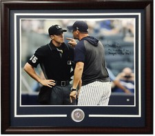 Aaron Boone Signed 16x20 Yankees Photo F*n Savages in box Auto Framed Steiner