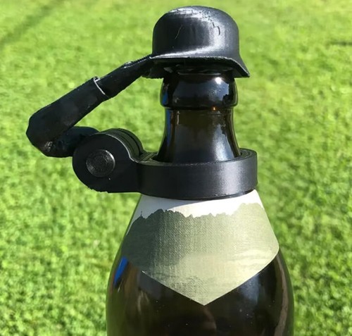 Soldat Gruß Bierflasche Helm,wiederverwendbar staubdicht Bierflasche Schutz Kapp - Bild 8 von 20