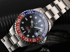 Steinhart 39MM Ocean One GMT Pepsi Ceramic NEAR MINT Box Tag Papers Links