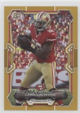 2015 Bowman Gold 34/75 Carlos Hyde #96 1u6