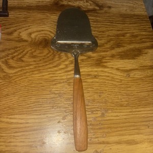 Spar  Vintage Cheese plane Slicer 18/8 Stainless Steel  With Wood Handle, Norway