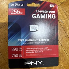 PNY microSD Express microSDXD Flash Card - 256GB