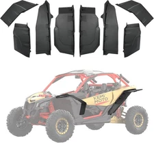 Wider X3 Fender Flares Upgraded Ultra Wide Mud Guards Extended Front and Rear