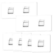 6 Pack Shower Caddy Adhesive Hooks Replacement Adhesive Hooks Sticker No Dril...
