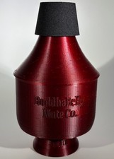 BuddhaBelly Mute Co. "Chicago" Wah-Wah Mute para trompeta o corneta - rojo