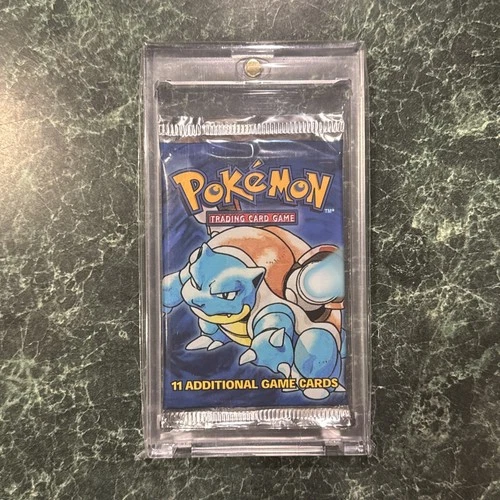 1999 Pokemon Base Set Unlimited Booster Pack Blastoise WOTC Factory Sealed 