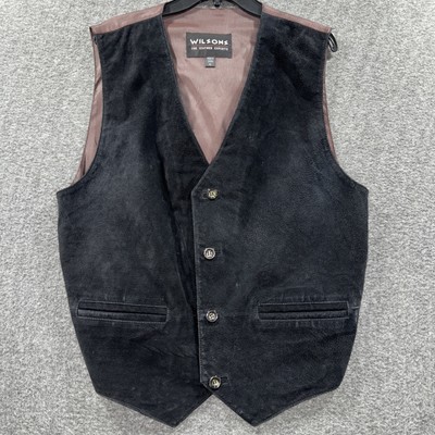 Wilsons Leather Adventure Bound Mens Vest Thinsulate XL Black