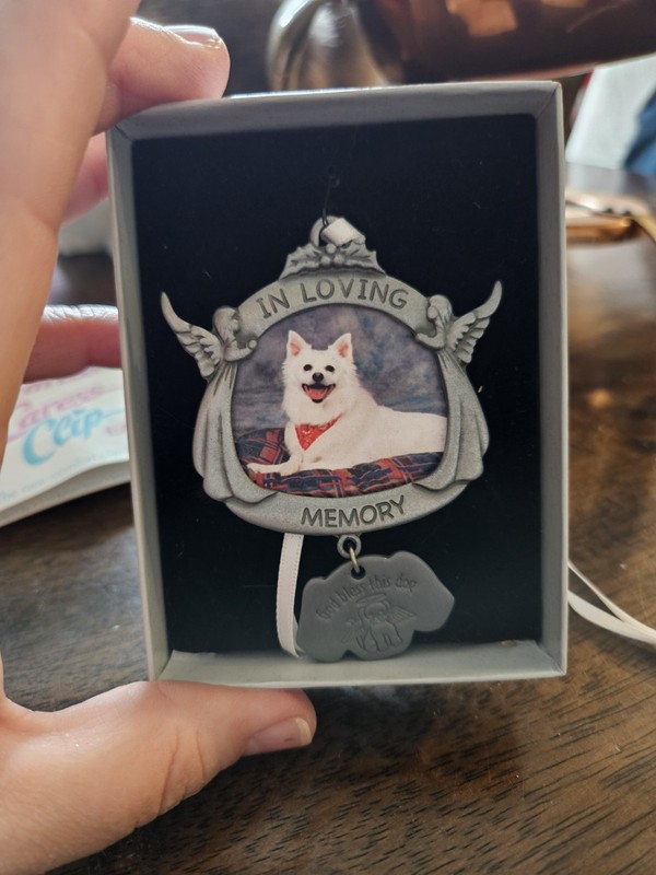 In Loving Memory Christmas Ornament Dog