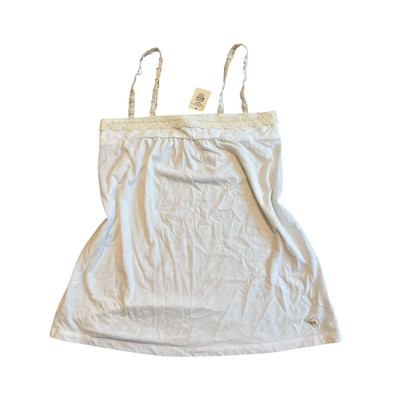 Womens NWT Abercrombie & Fitch Vintage Y2K White with Lace