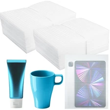 100 Pack 8x12 inch Cushion Foam Pouches and Sheets Moving Supplies, 0.04" Thi...