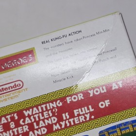 Kung-Fu Heroes Nintendo NES Box And Insert Only Vintage