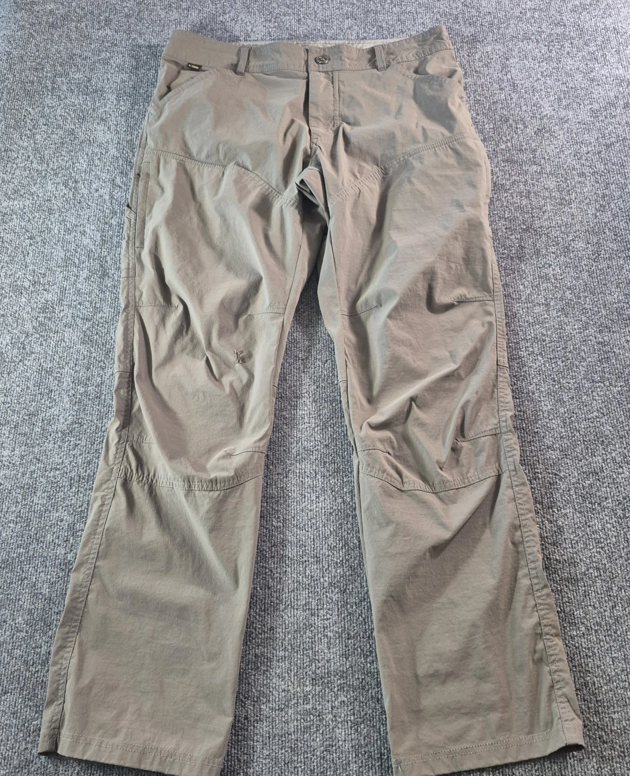 Kuhl Renegade Pants Mens Size 35x32 Actual 36x31 Gray Straight Leg READ