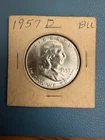 1957-D Franklin Half Dollar     Choice BU FBL