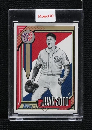 2021 Project 70 Online Exclusive 1987 Topps Baseball Juan Soto by Mister Cartoon