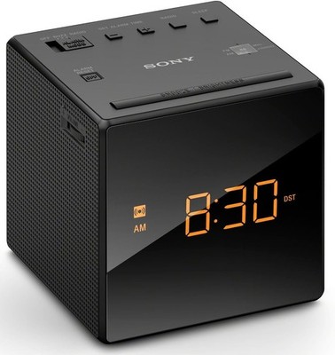 Sony ICF-C1 Desktop Alarm Clock AM FM Radio Black Sony ICFC1
