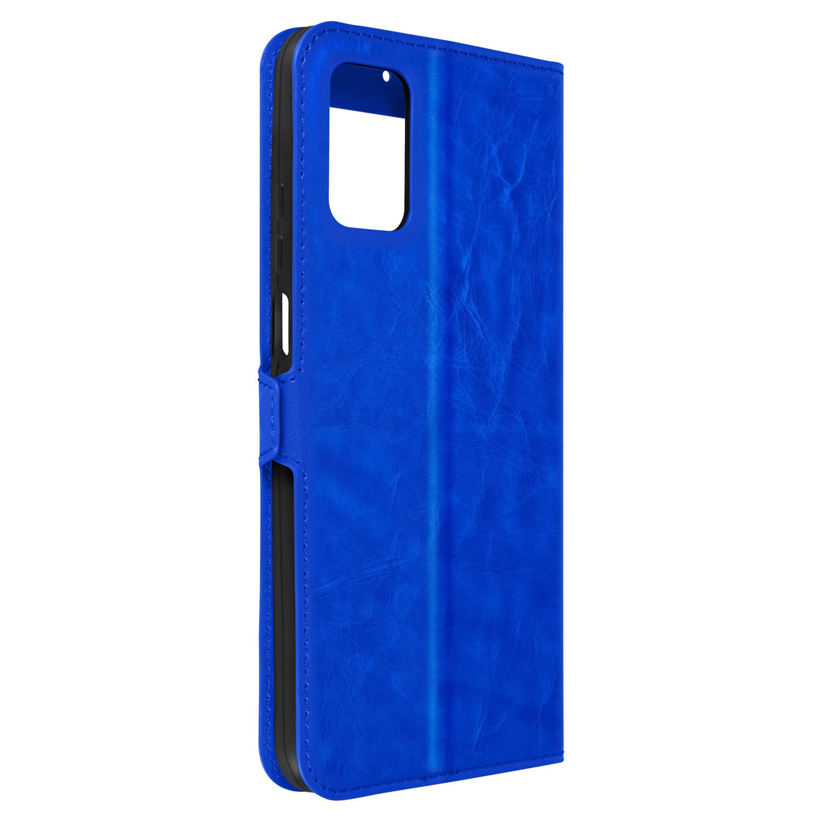 Coque Galaxy A13 4G double vitre avec support vidéo bleu - 2
