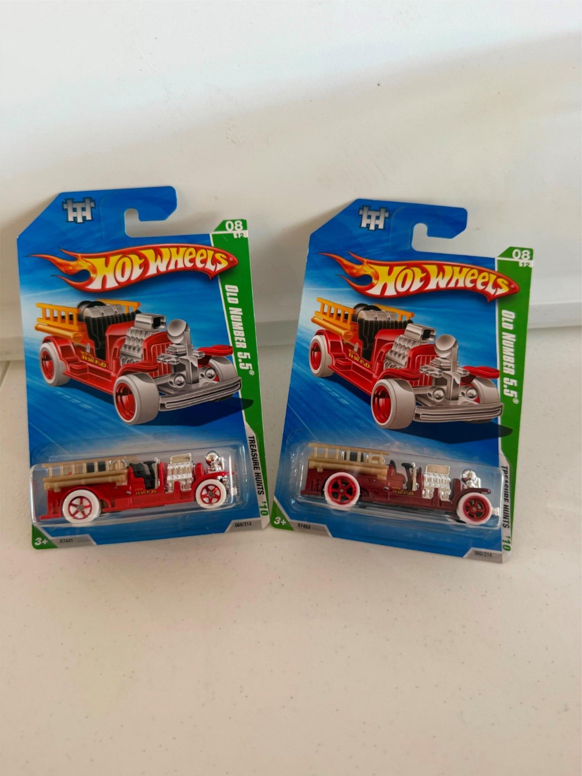 Hot Wheels Old Number 5.5 Treasure Hunts 2010 Regular & Super Treasure Hunts M2
