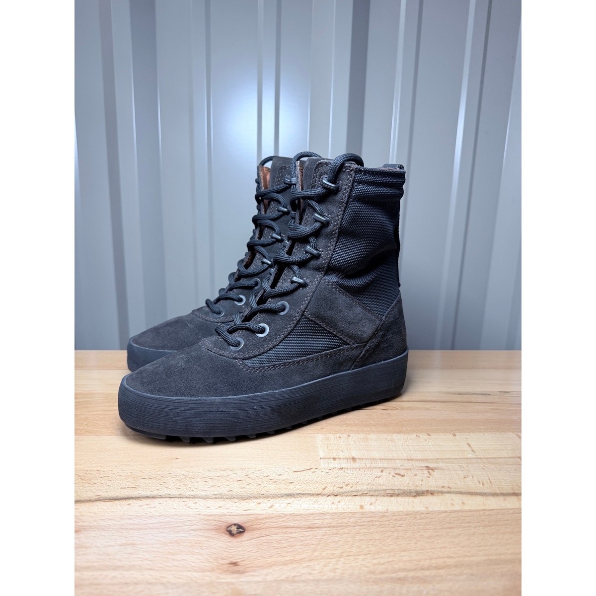 Yeezy Season 3 Onyx Shade Military Boots Size 37 EU or 6 Women