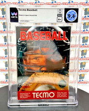 Tecmo Baseball NES Black Round Seal 1st Print Sealed VGA WATA CGC PSA Bowl pop16
