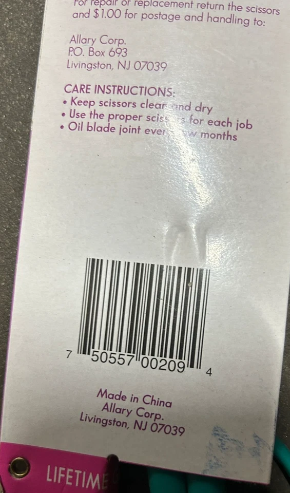 Whole Sale LOT OF 144 Size 7" Lightweight Stainless Scissors Assorted Colors - Image 2 of 2