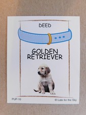 Puppy-Opoly Deed Card (One, Your Choice)