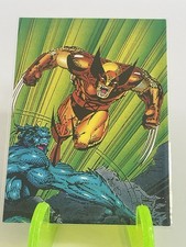 1992 Marvel Wolverine From Then TIL Now 2 . Trading Card