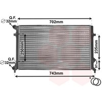 Van Wezel WasserküHler FüR Audi A3 Seat Altea Skoda Octavia Vw Golf 5 6