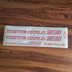 Red Replacement Restoration Decals Stickers Set for Monte Carlo SS 1985 1986