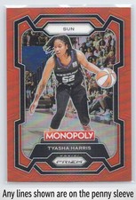 2024 Panini Prizm Monopoly WNBA #24 Tyasha Harris Orange Prizms #/124