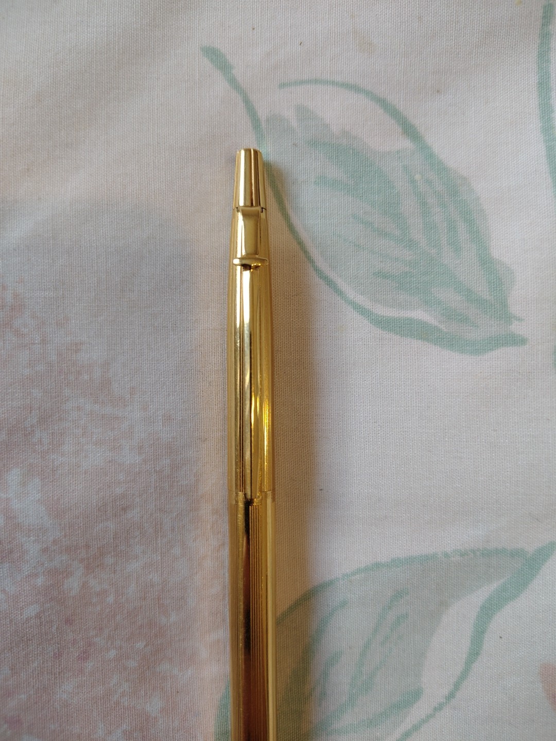 Caran Dache Madison Gold Plated Ball Point Pen Made In Swiss