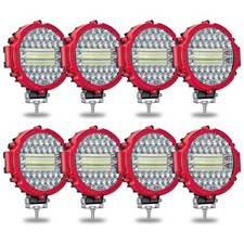 7 Inch Round Light Bar Muvkqc 201w Led Off Road Lights 21000lm Driving Light ...