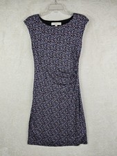 LOFT Women's Sleeveless Floral Lined Knit Dress Size XS