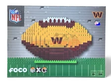 Washington Commanders NFL BRXLZ Football 3-D Construction Block Set
