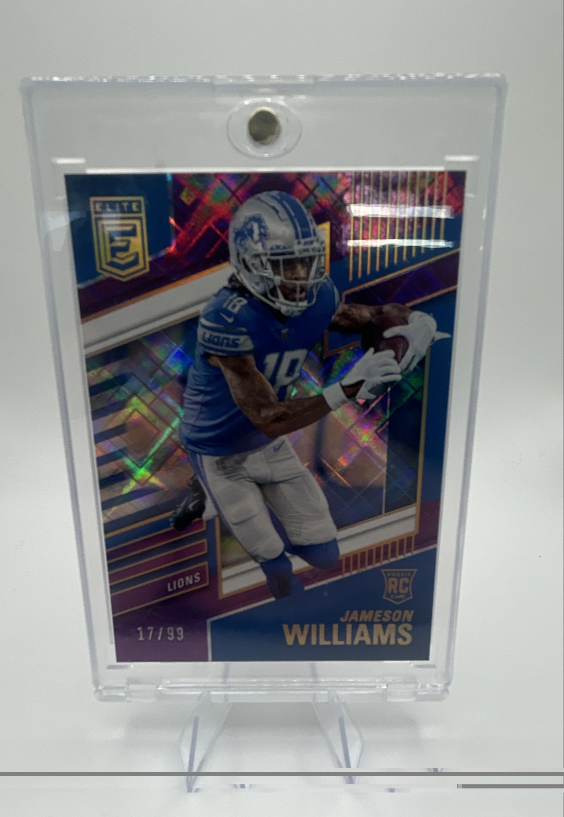 2022 Panini Donruss Elite - Rookies Jameson Williams #121 Purple /99 (RC)