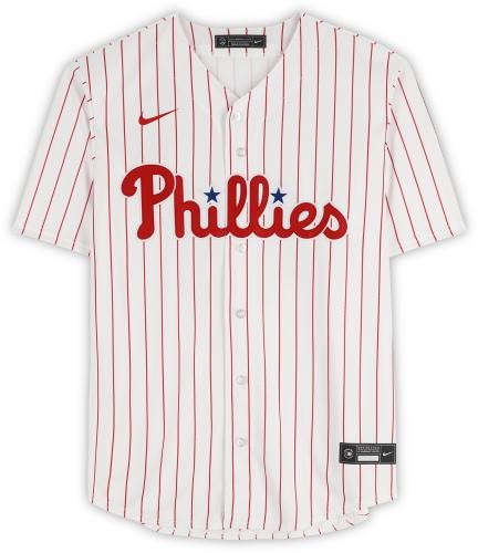 Zack Wheeler Phillies Signed Nike White Replica Jersey with "Ring The Bell" Insc - Picture 3 of 5