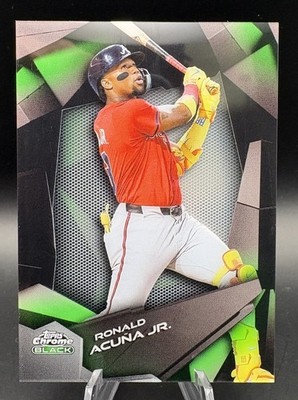 Topps 2026 Chrome Black   Ronald Acuna Jr Depths of Darkness DOD-19 SSP CASE HIT