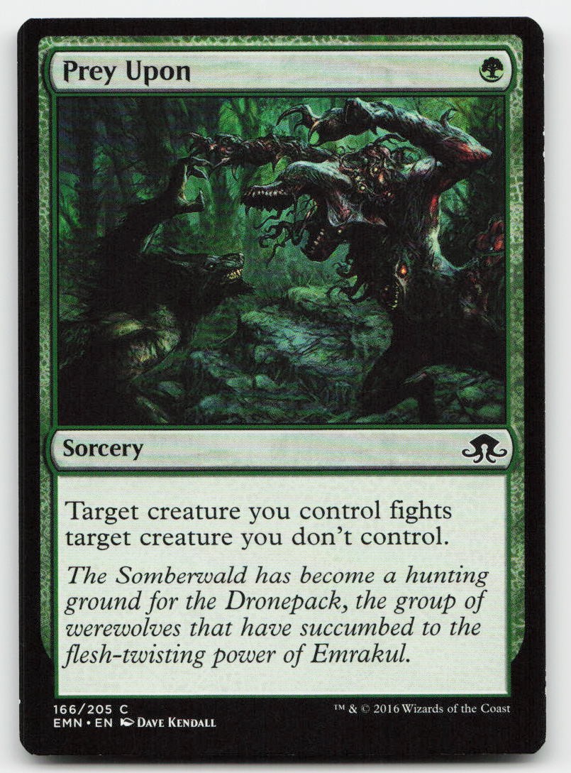 Prey Upon #166 (LP) Eldritch Moon EMN Magic MTG