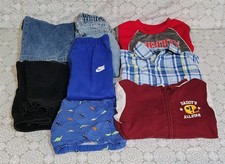 24 Months Boys 8-Piece Clothing Lot NIKE Pants, Plaid Shirt, Hoodie, Jeans